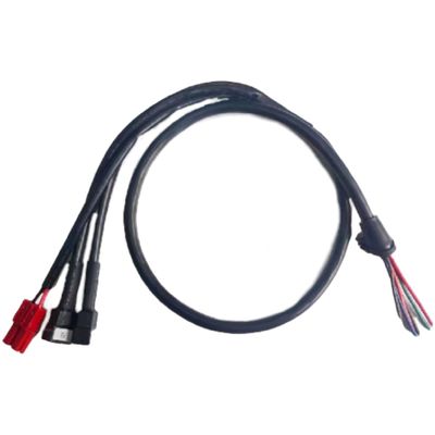 Quality PVC Black 12V Wiring Harness Alkali Resistance / Oil Resistance factory